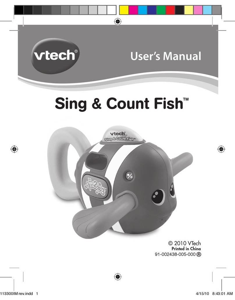 V-tech Sing & Count Fish User manual