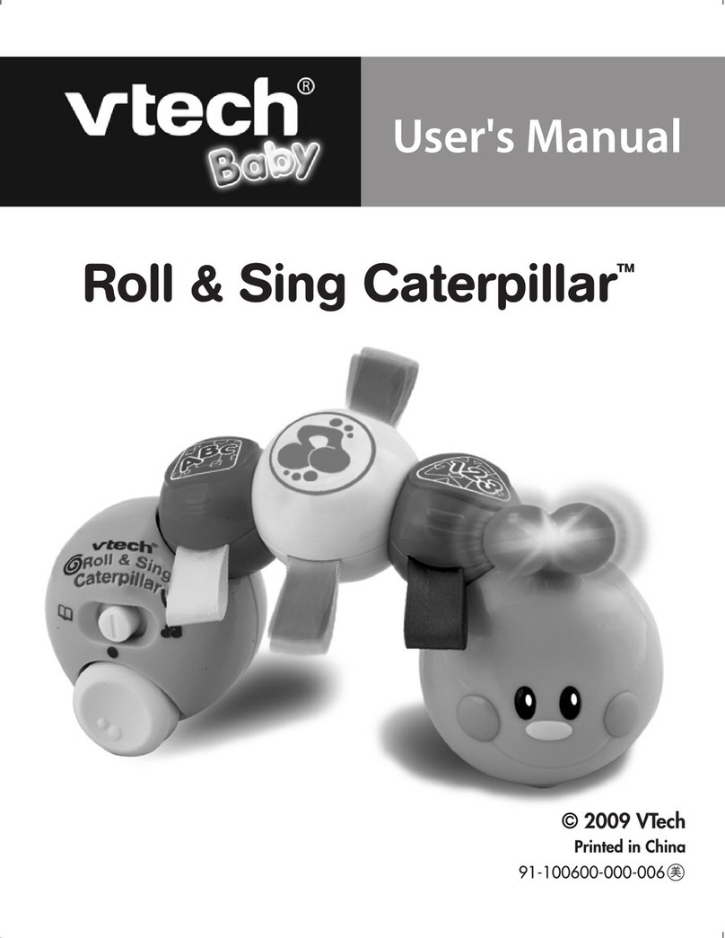 V-tech Roll & Sing Caterpillar User manual