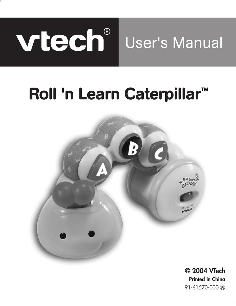 V-tech Roll n Learn Caterpillar User manual V-tech Roll n Learn Caterpillar User manual