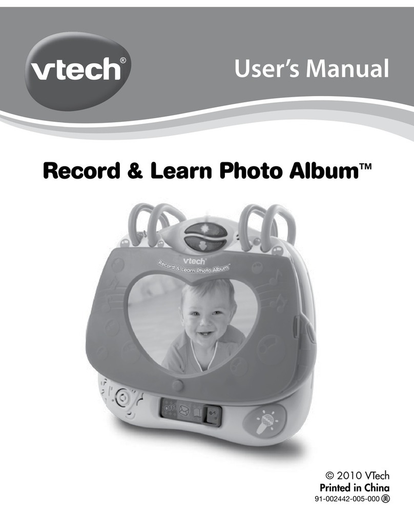 V-tech Record & Learn Photo Album User manual V-tech Record & Learn Photo Album User manual