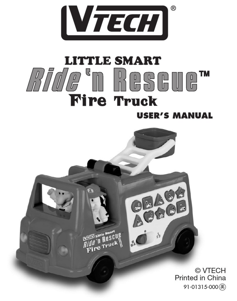 V-tech Ride 'n Rescue Fire Truck User manual