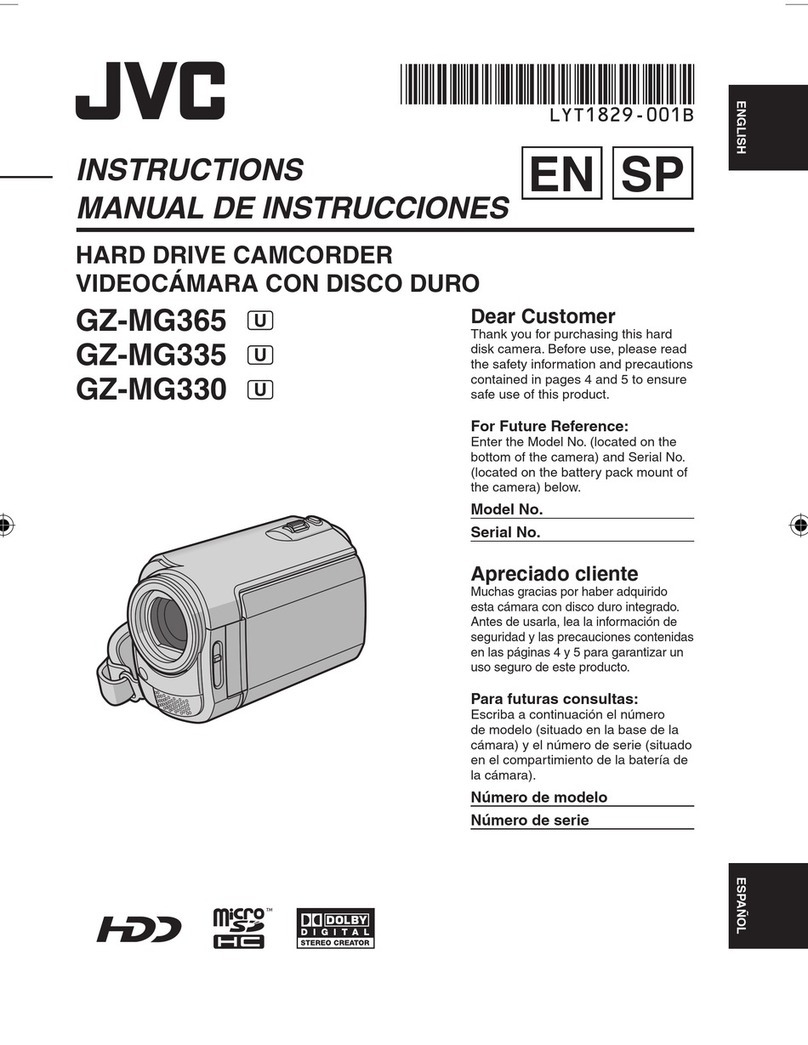 JVC GZ-MG330H - Everio Camcorder - 680 KP instructions