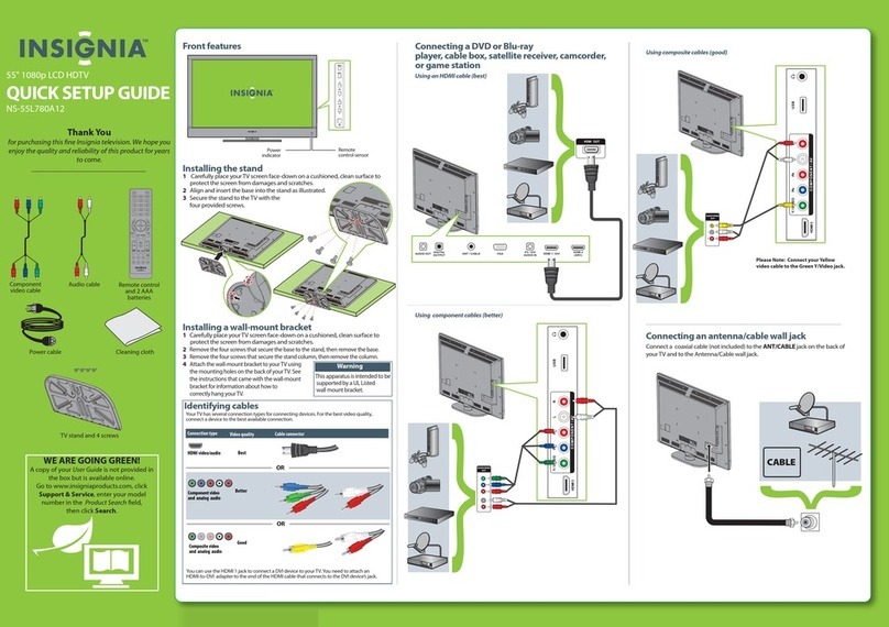 Insignia NS-55L780A12 User manual