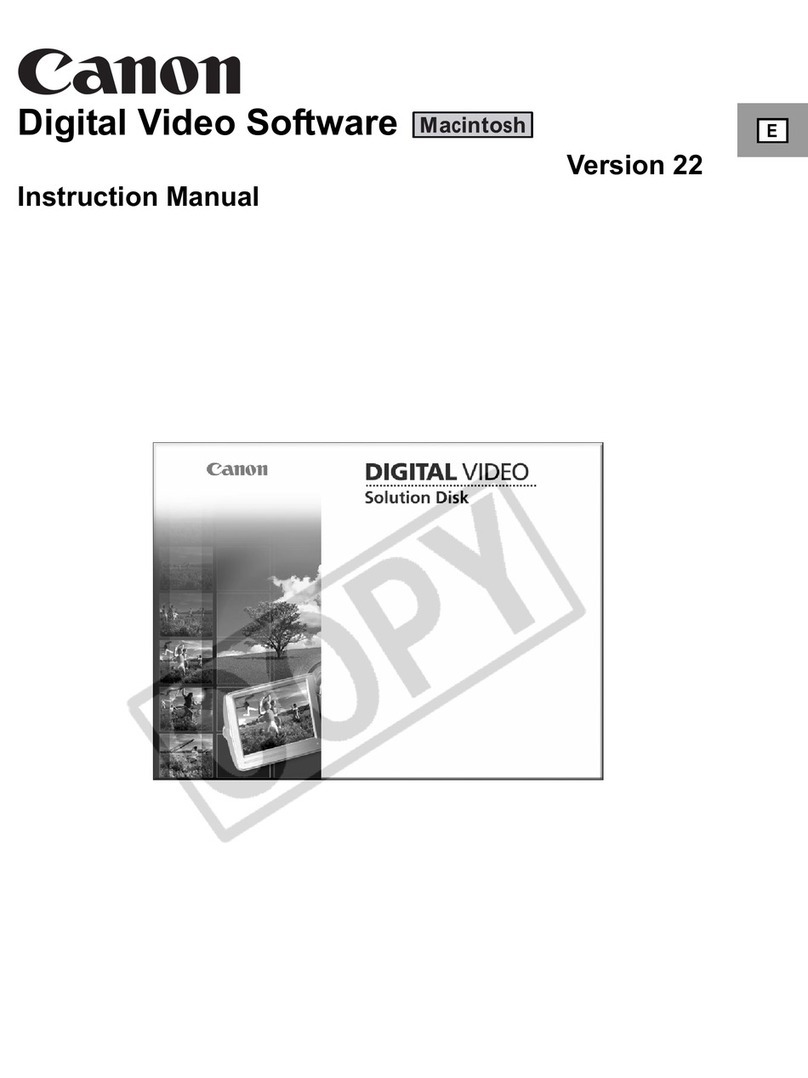 Canon DC22 - 2.2MP DVD Camcorder User manual