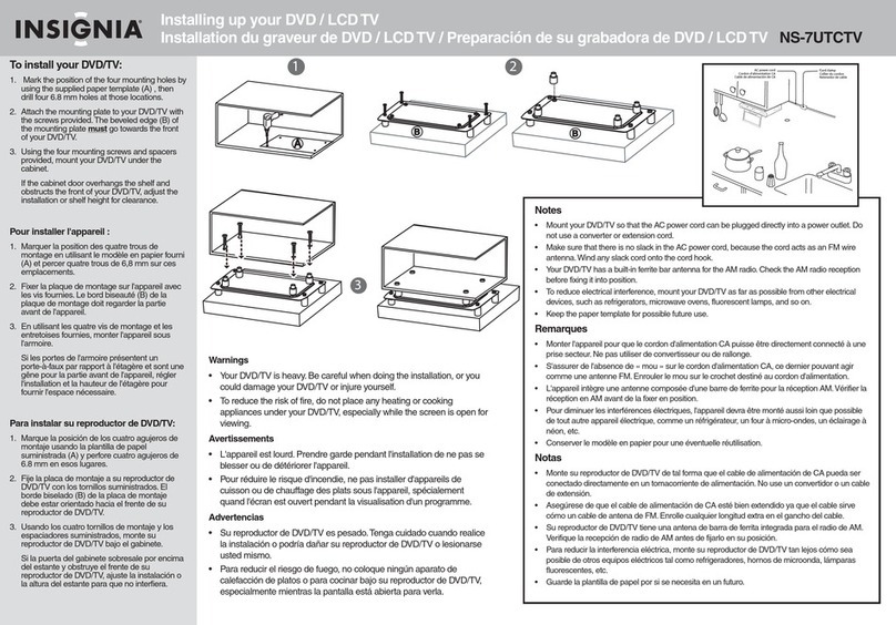 Insignia NS-7UTCTV User manual
