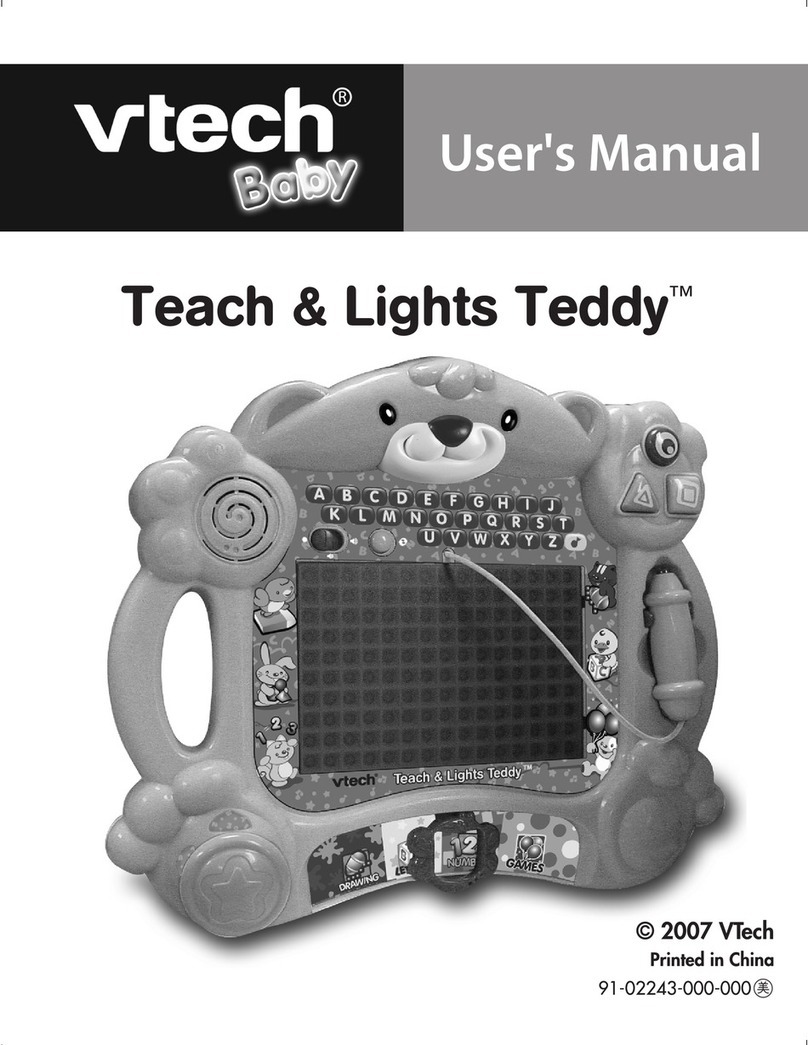 V-tech Teach & Lights Teddy User manual