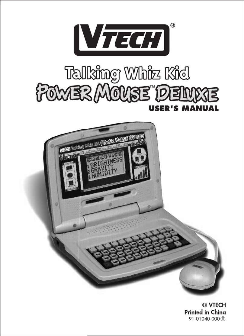 V-tech Talking Whiz KidPower Mouse Deluxe User manual