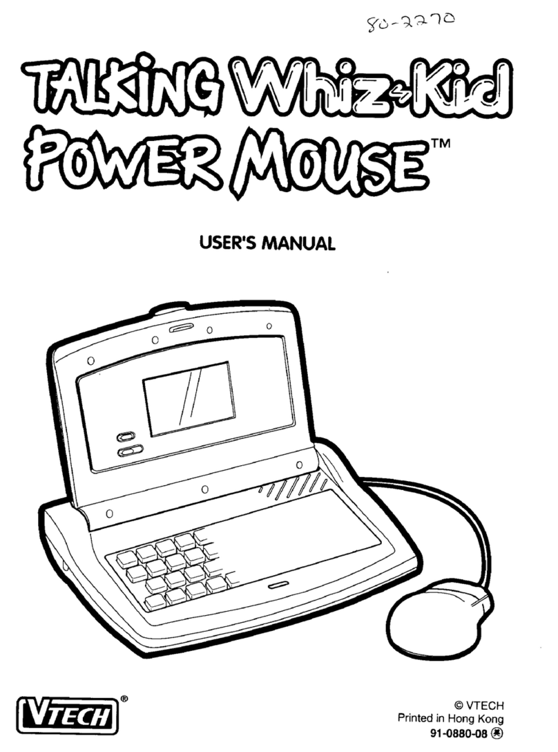 V-tech Talking Whiz Kid Power Mouse User manual V-tech Talking Whiz Kid Power Mouse User manual