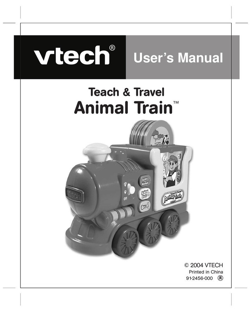 V-tech Teach & Travel Animal Train User manual