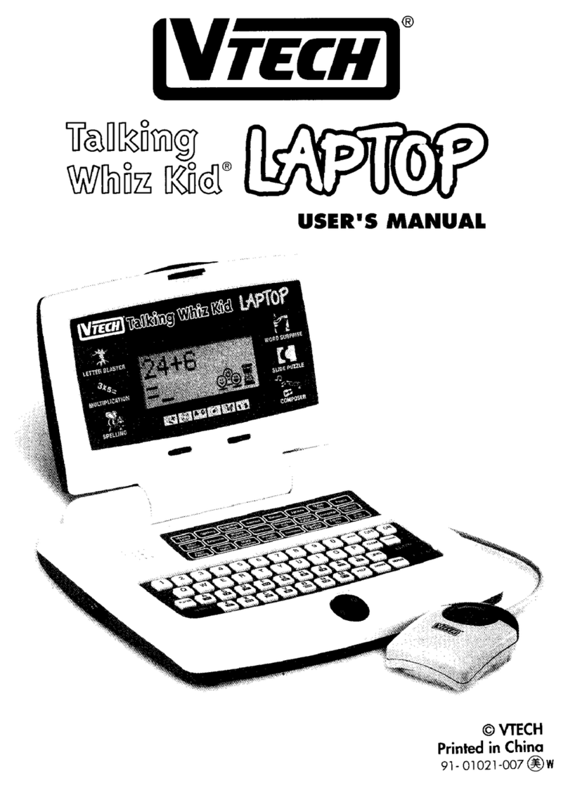 V-tech Talking Whiz Kid Power Mouse User manual