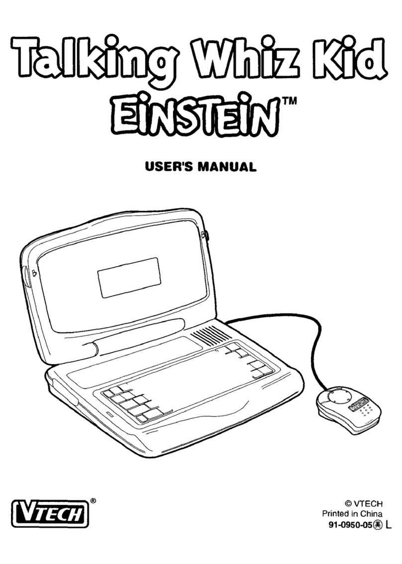 V-tech Talking Whiz Kid Einstein User manual