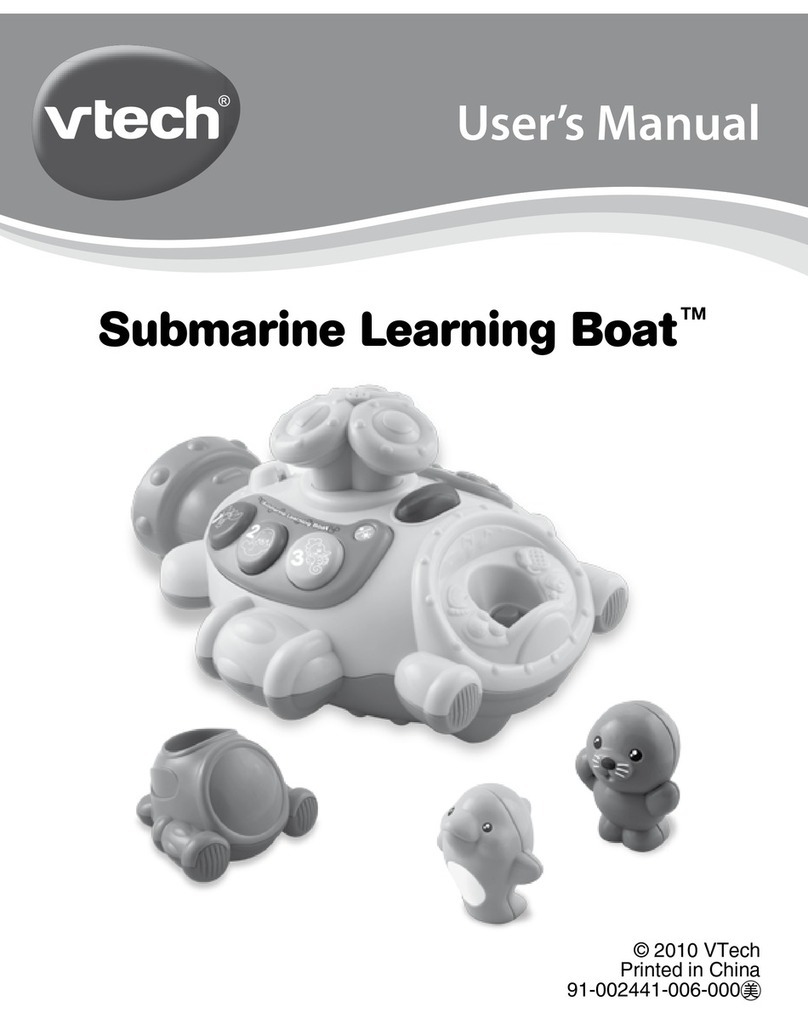 V-tech Submarine Learning Boat User manual