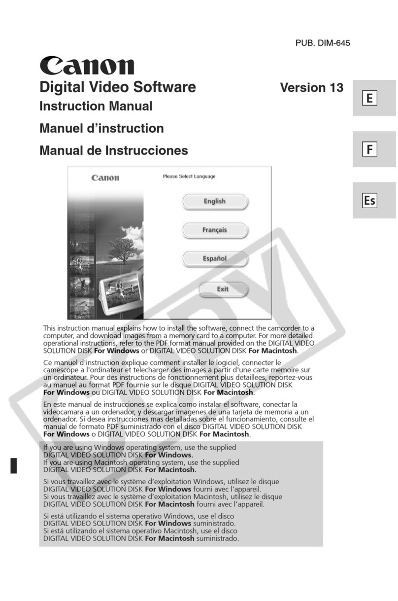 Canon 9540A003 - Optura 400 Camcorder User manual