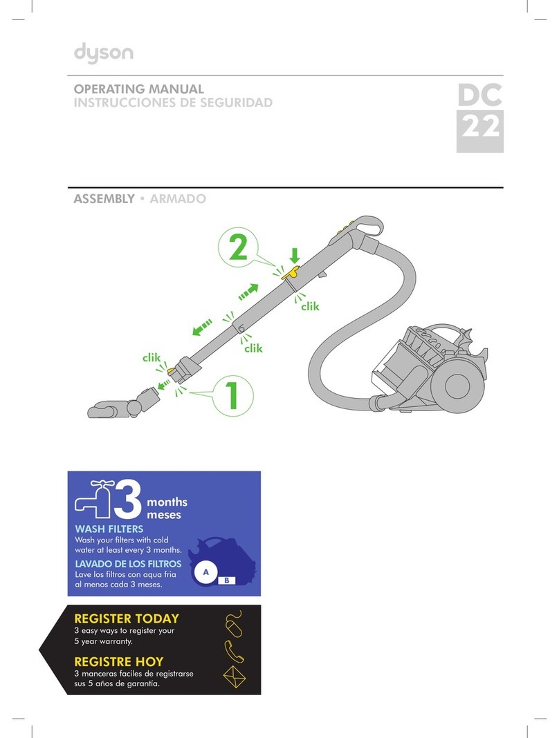 Dyson DC22 User manual Dyson DC22 User manual