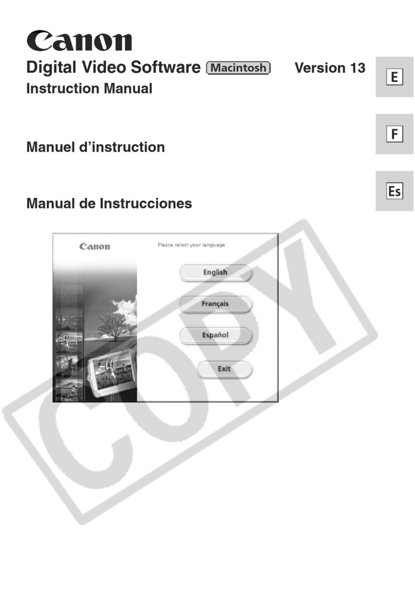 Canon 9540A003 - Optura 400 Camcorder instruction manual
