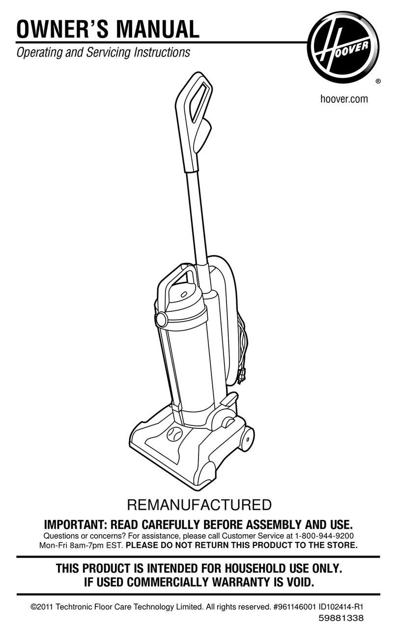 Hoover UH20040RM User manual
