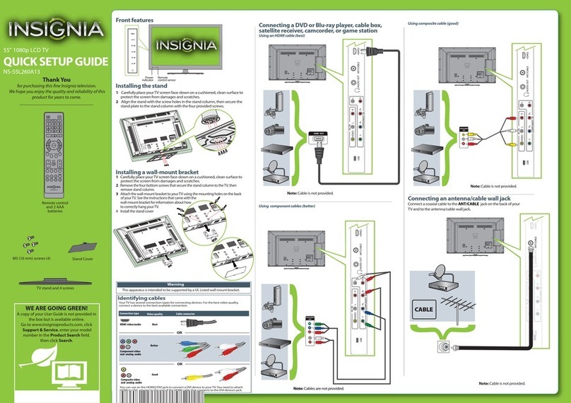 Insignia NS-55L260A13 User manual