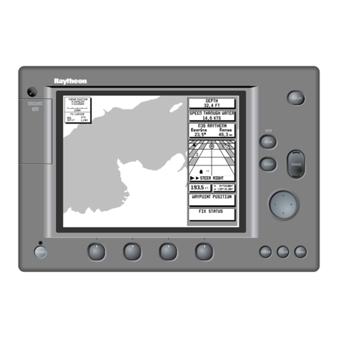 Raytheon RayChart 620 User manual