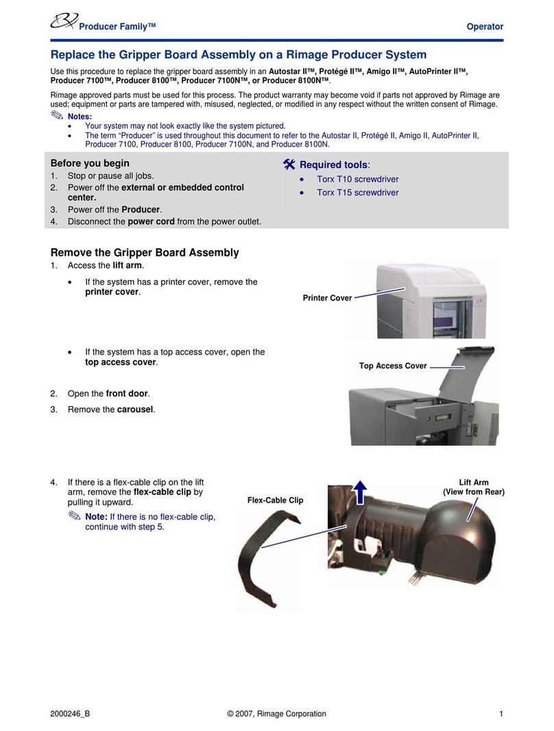 Rimage Amigo II User manual