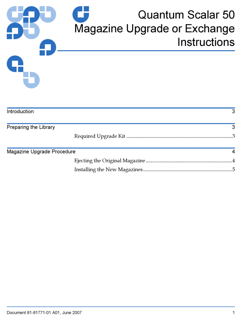 Quantum Scalar 50 User manual