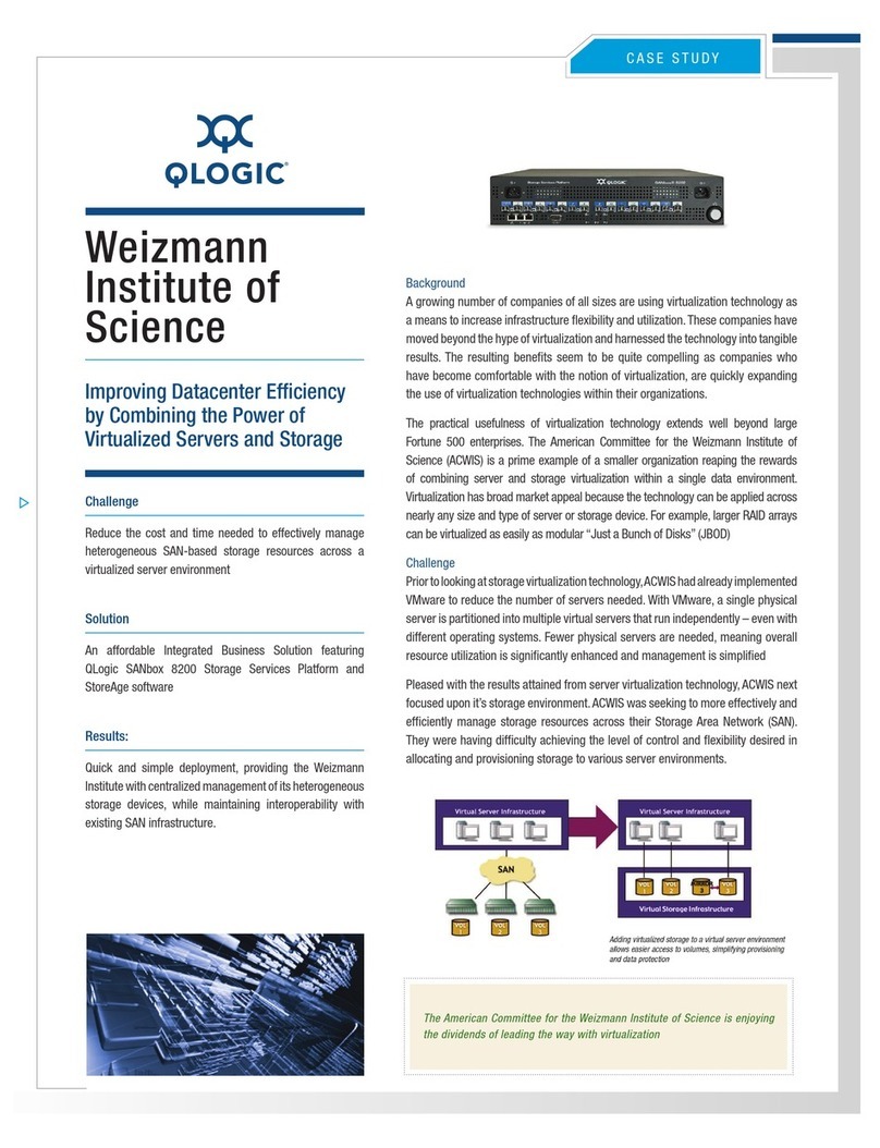 Qlogic SANbox 8200 supplementary guide