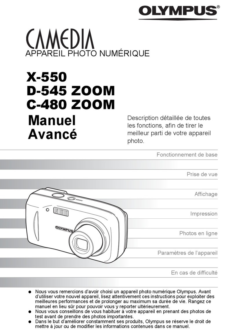 Olympus D545 - 4MP Digital Camera User manual