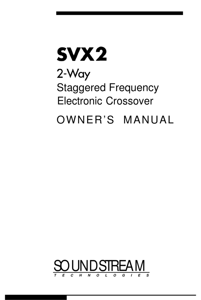Soundstream SVX-2 User manual