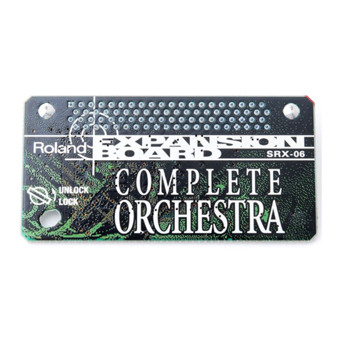 Roland Complete Orchestra SRX-06 User manual