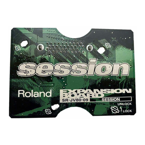 Roland Session SR-JV80-09 User manual