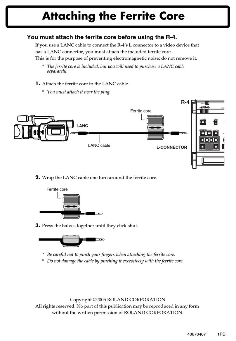 Roland R-4 Manual