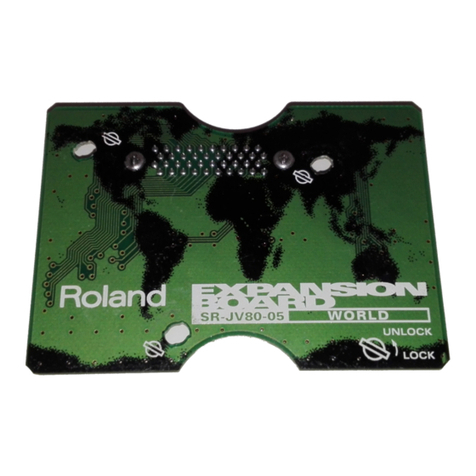 Roland World SR-JV80-05 User manual