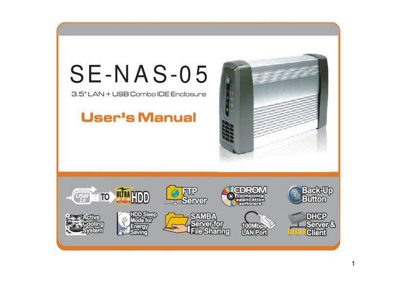 Sedna SE-NAS-05 User manual