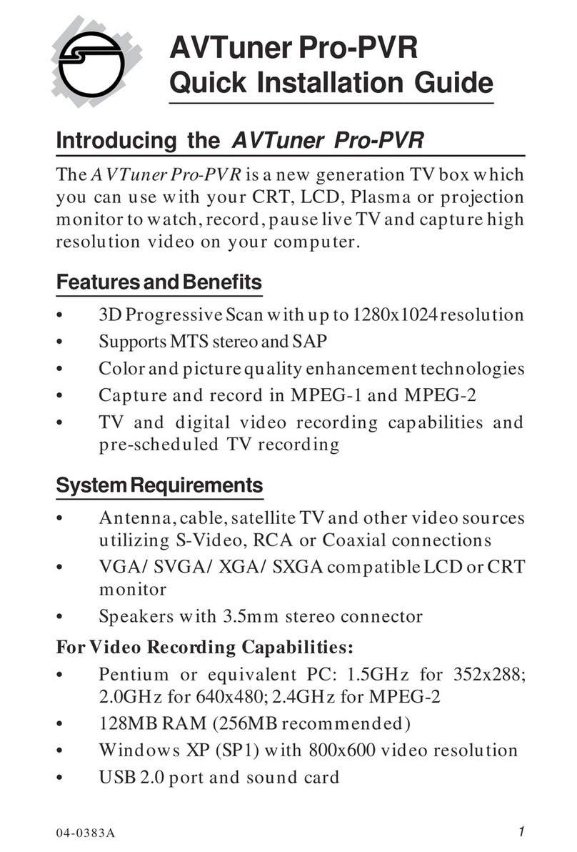 SIIG CE-AV2012-S1 Quick installation guide SIIG CE-AV2012-S1 Quick installation guide