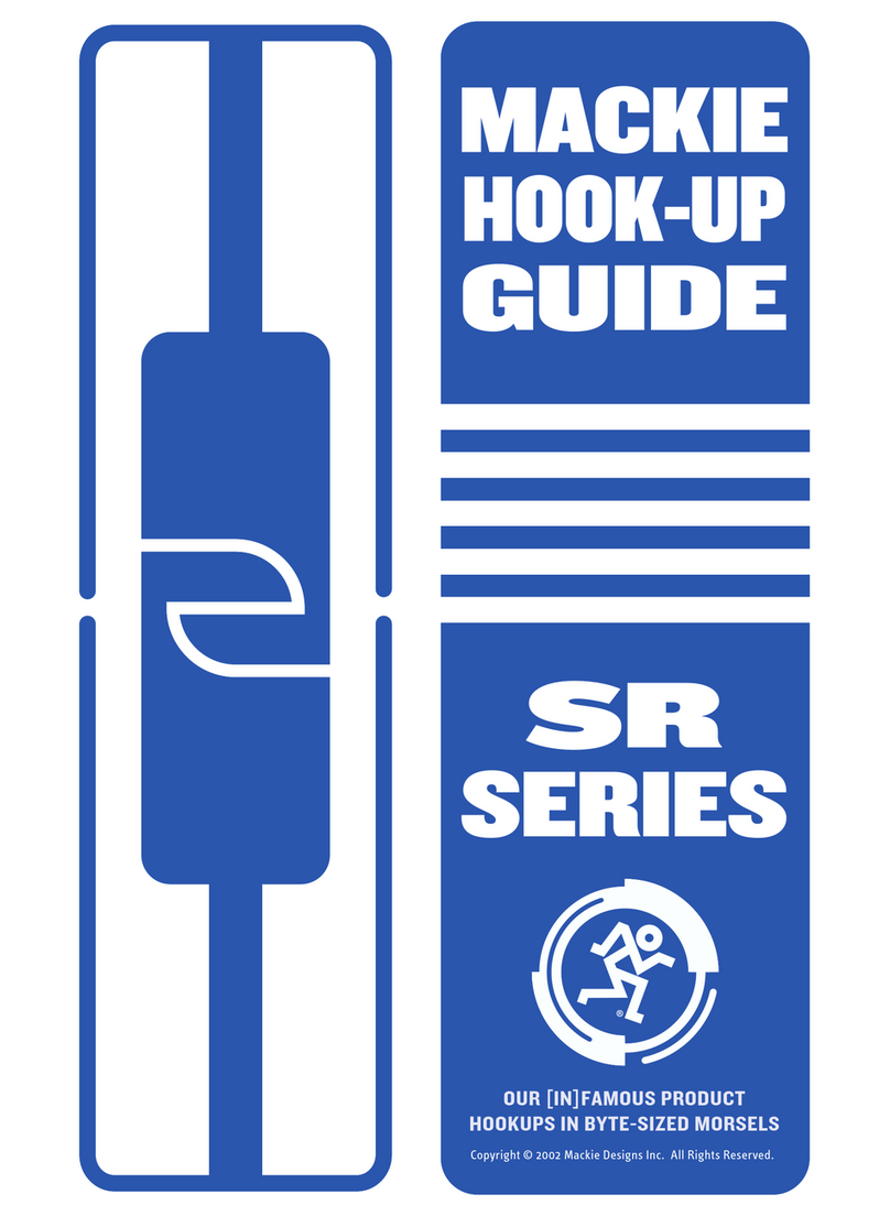 Mackie SR24-4-VLZ PRO HOOK-UP GUIDE