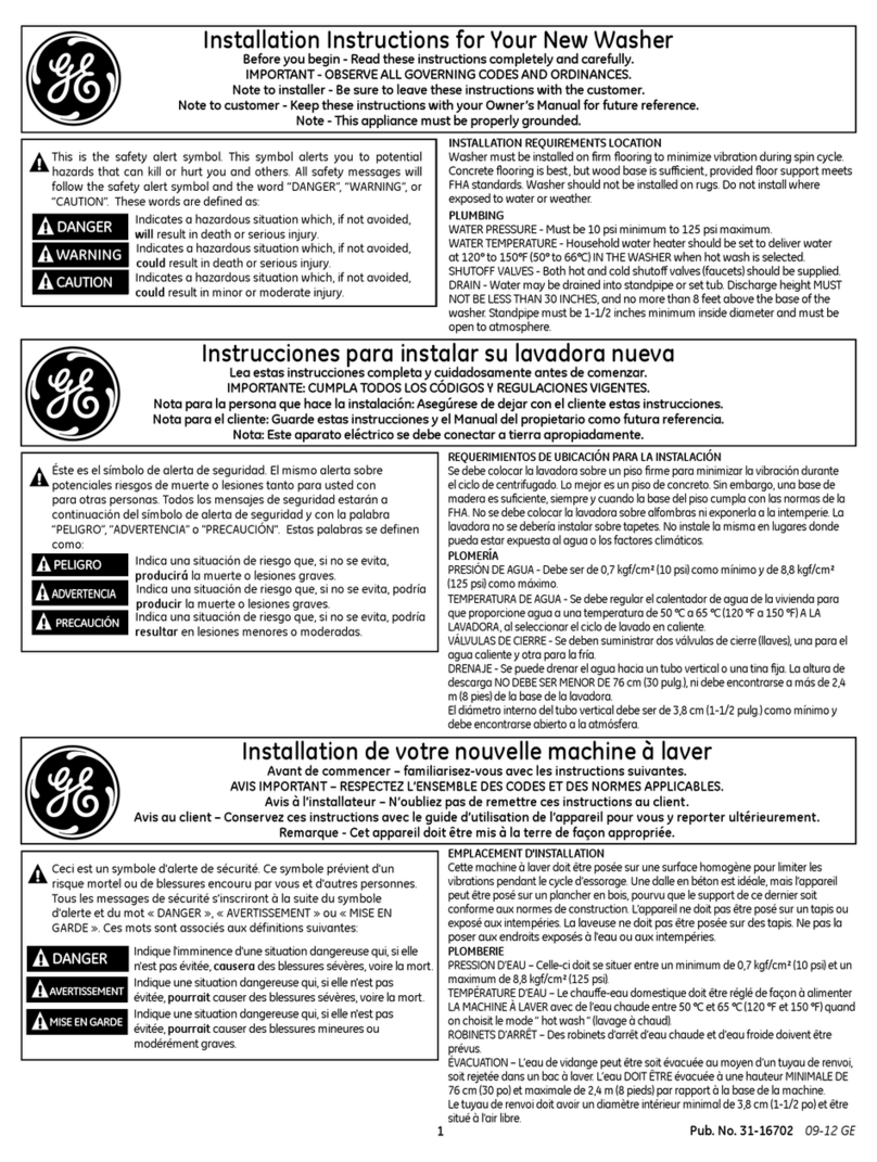GE GTWS8655DMC installation instructions