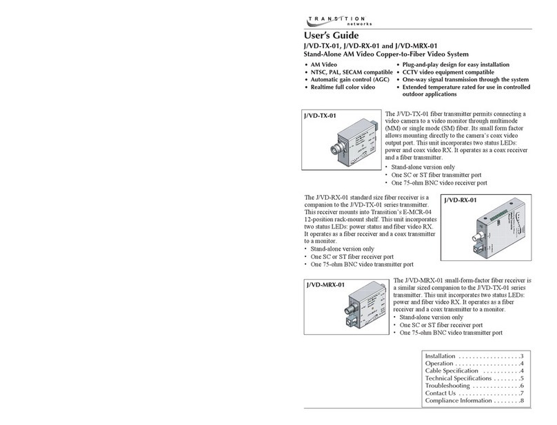 Transition Networks J/VD-MRX-01 user guide