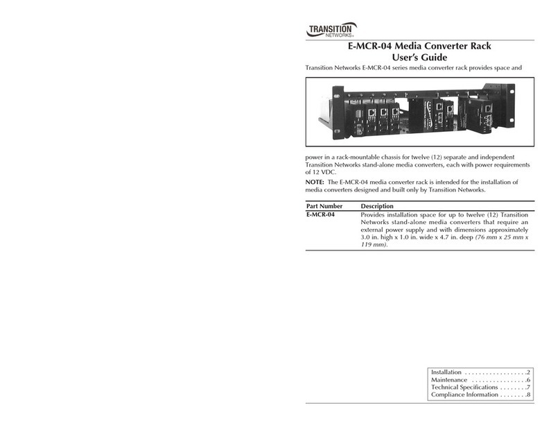 Transition Networks E-MCR-04 User manual