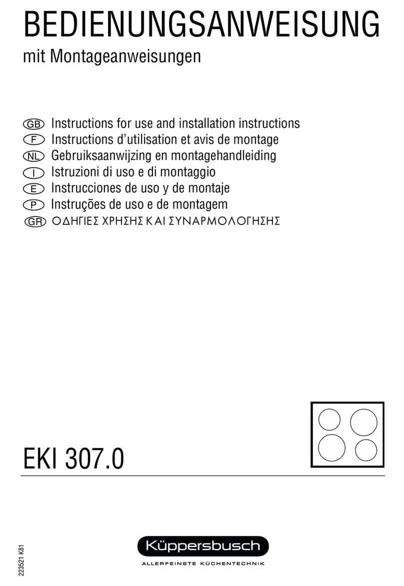 Kuppersbusch EKI 307.0 User manual