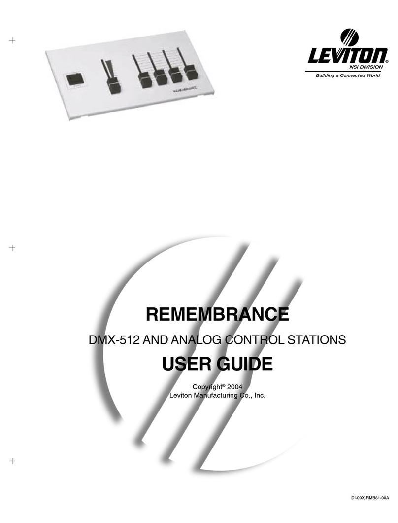 Leviton DMX-512 user guide Leviton DMX-512 user guide