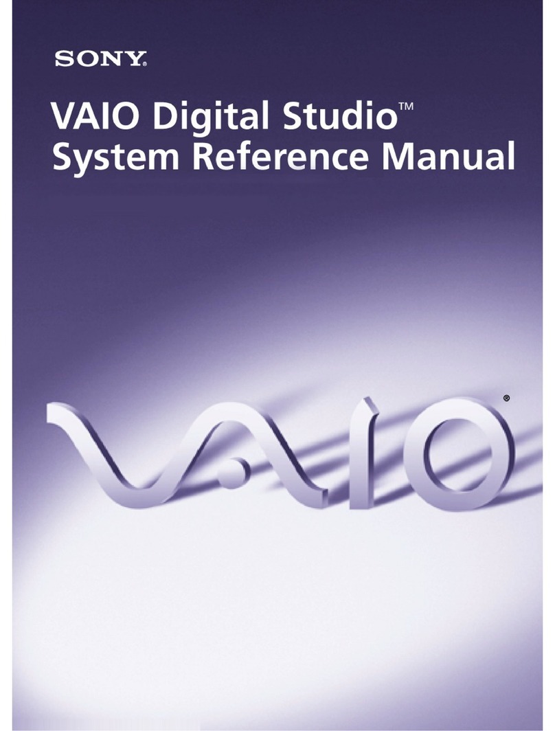 Sony PCV-RX540 System reference manual