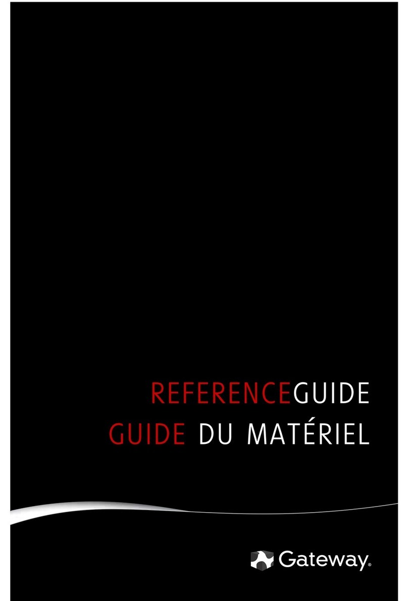 Gateway GM5407H User manual Gateway GM5407H User manual