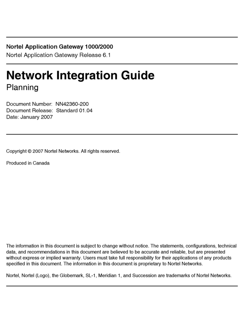 Nortel 1000 Con?guration guide Quick setup guide Nortel 1000 Con?guration guide Quick setup guide