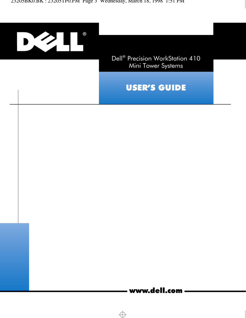 Dell Vostro 410 User manual