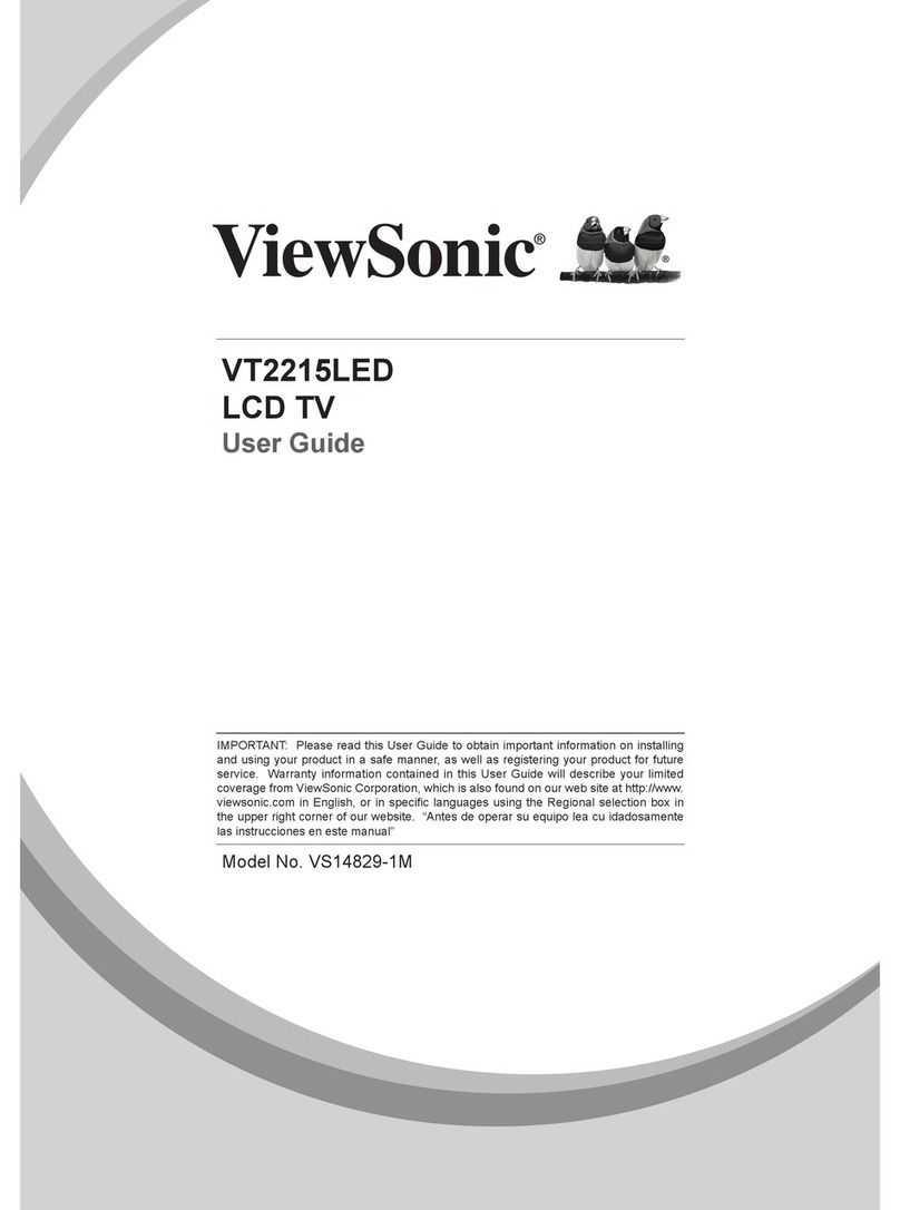 ViewSonic VT2215LED User manual ViewSonic VT2215LED User manual