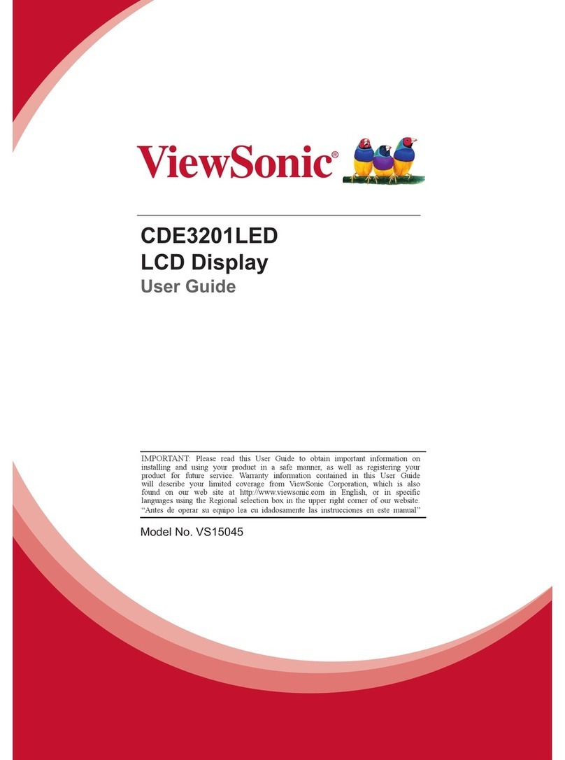 ViewSonic CDE3201LED User manual