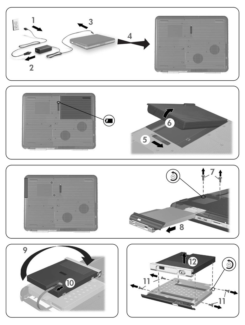 Compaq Presario R3000 - Notebook PC Floppy Disk Drive Replacing Compaq Presario R3000 - Notebook PC Floppy Disk Drive Replacing