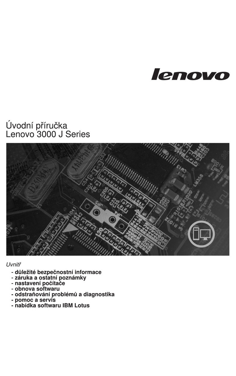 Lenovo J100 Quick reference guide