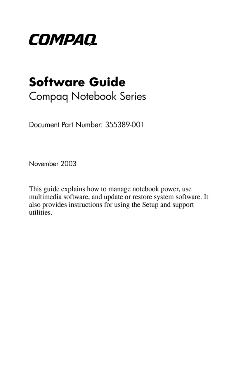 Compaq Presario R3000 - Notebook PC Quick start guide Compaq Presario R3000 - Notebook PC Quick start guide