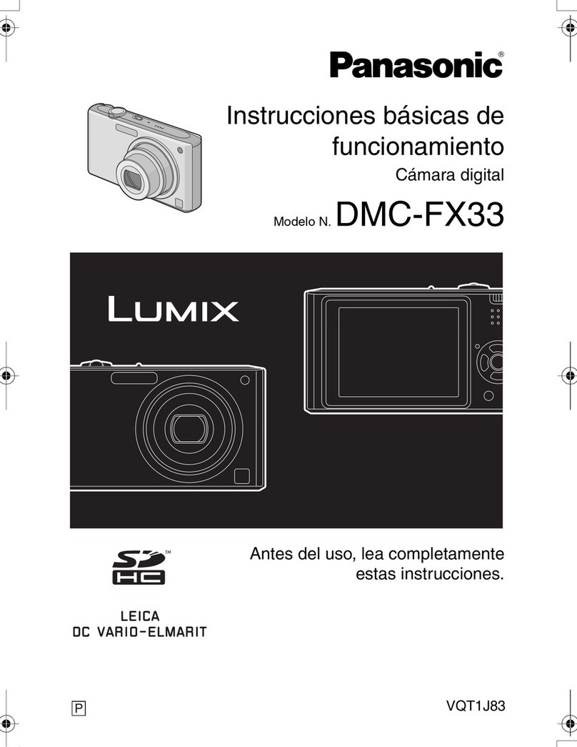 Panasonic DMCFX33 - DIGITAL STILL CAMERA Instruction Manual