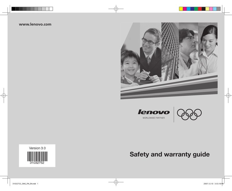 Lenovo IdeaCentre Q200 Hardware Safety and Warranty Guide